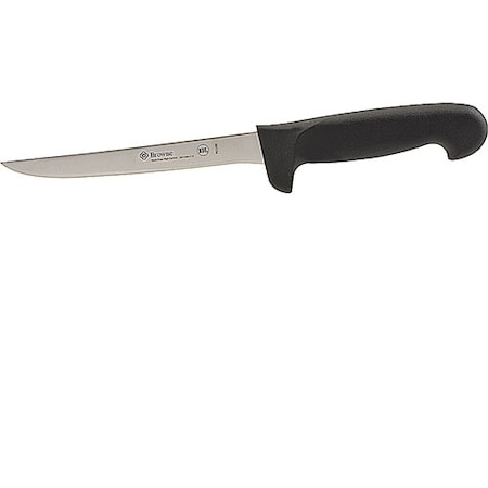 Browne Foodservice Knife, 6"Boning , Blk Plst Hdl PC1286